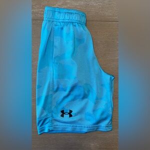 Under Armour Teal Camo Athletic Shorts